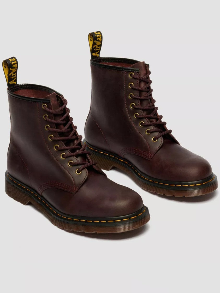 Dr. Martens 1460 Ankle-High Smooth Matte Leather Boots