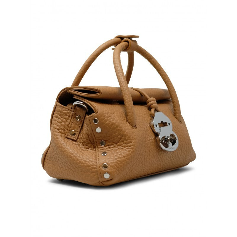 Zanellato Amaretto Leather Dotta Centauro Baby Handbag