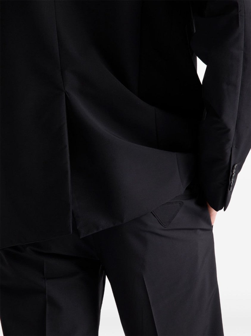 Prada Tailored Black Trousers With Straight Leg Design