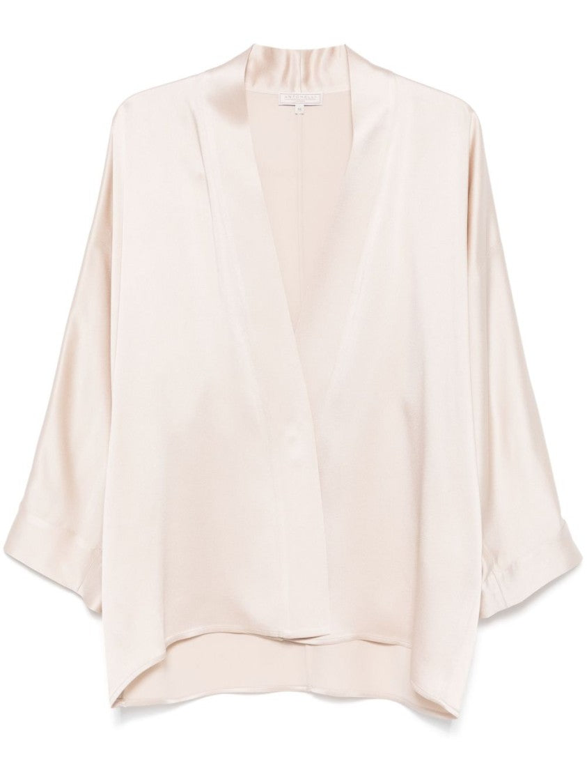 Antonelli Relaxed Fit Blouse With Deep V-Neckline