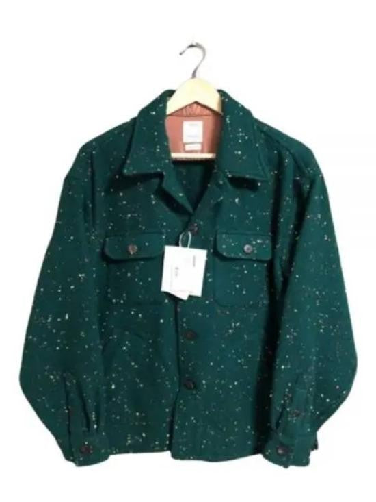 Visvim Textured Wool-Linen Blend Jacket With Button Closure
