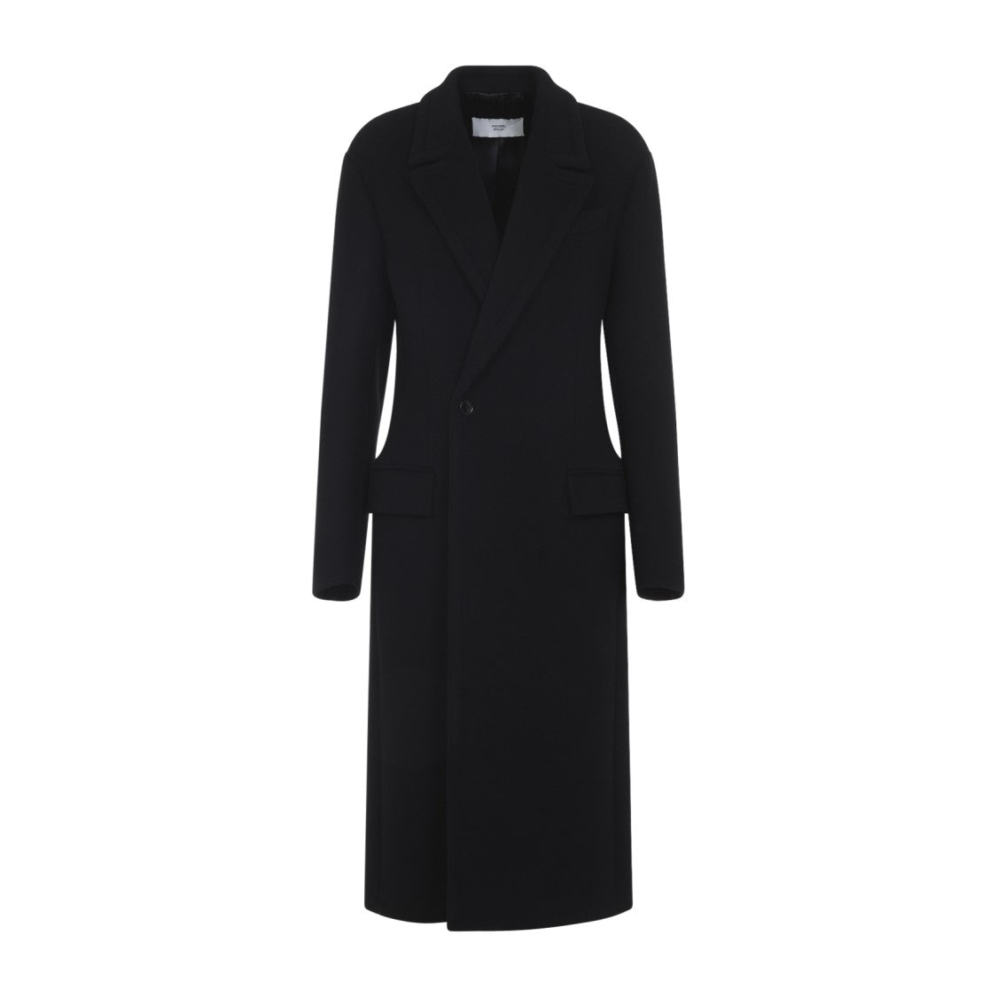Phoebe Philo Long Tailored Coat With Classic Lapel And Minimalist Design
