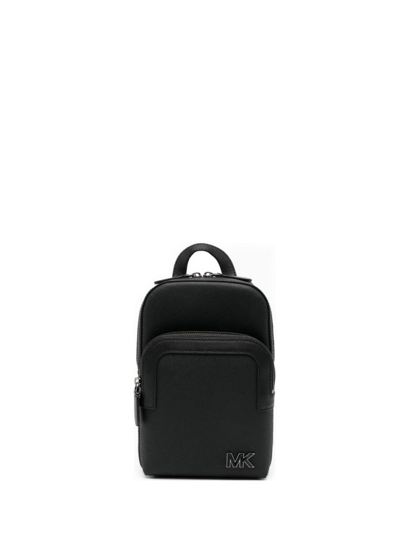 Michael Kors Black Edison Logo Slingpack Shoulder Bag