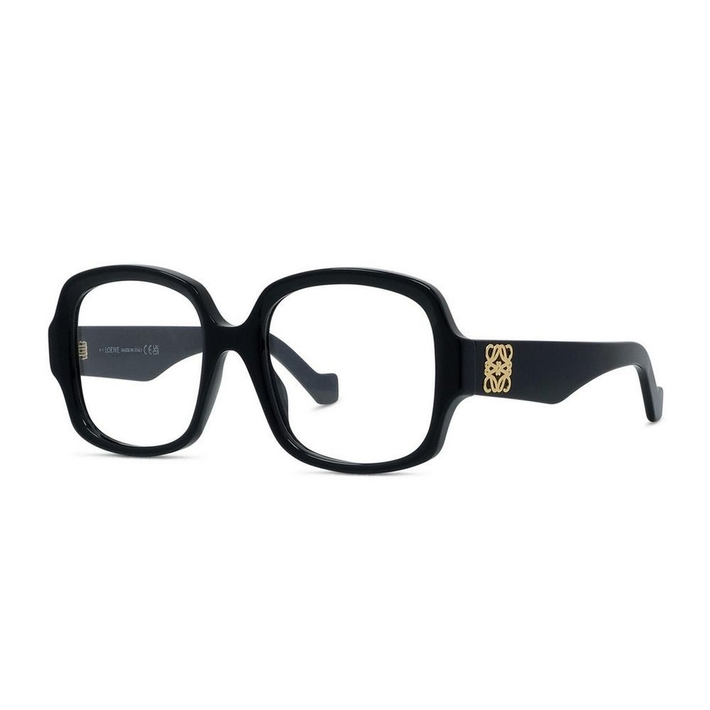 Loewe Anagram Oversized Square Eyeglasses With Beveled Edges