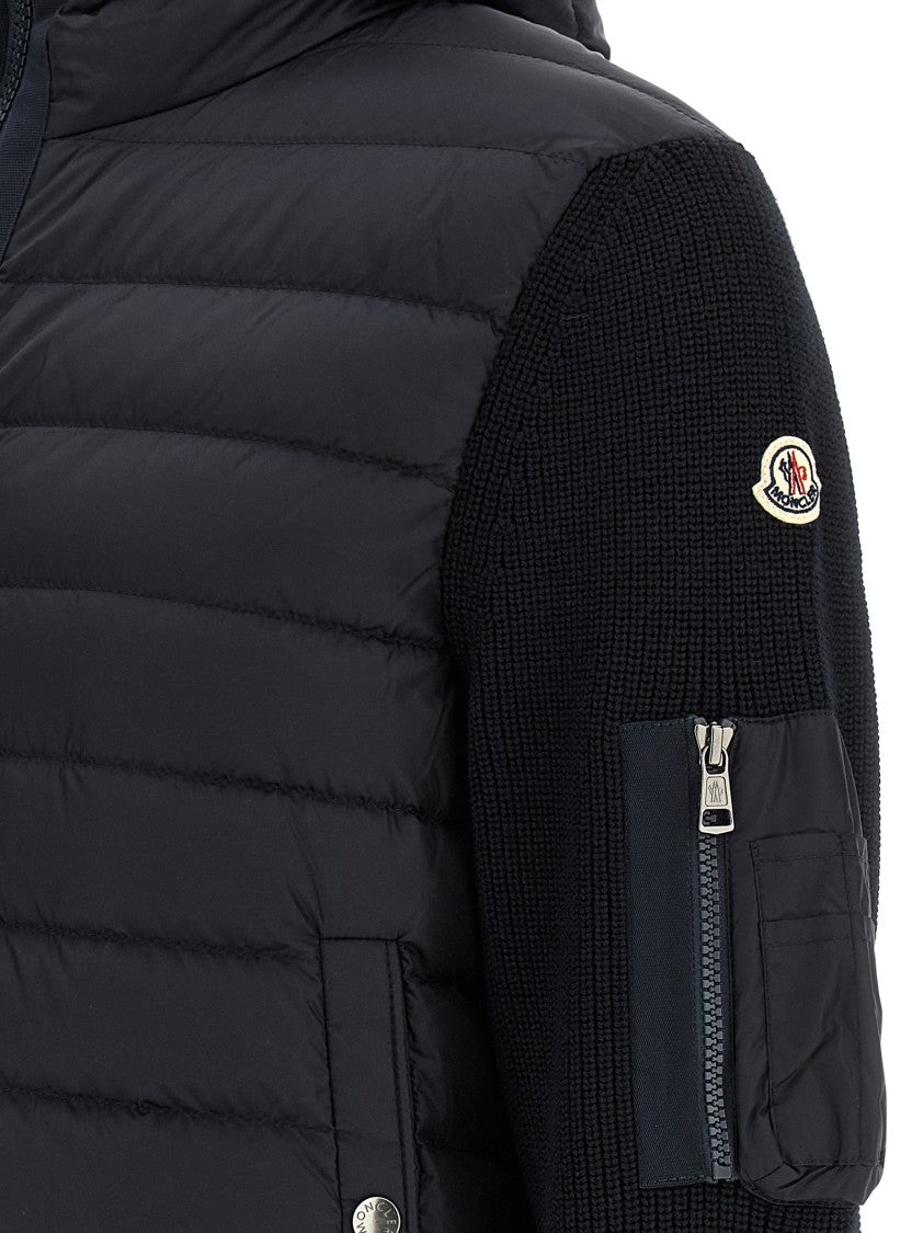 Moncler Tricot Hooded Cardigan