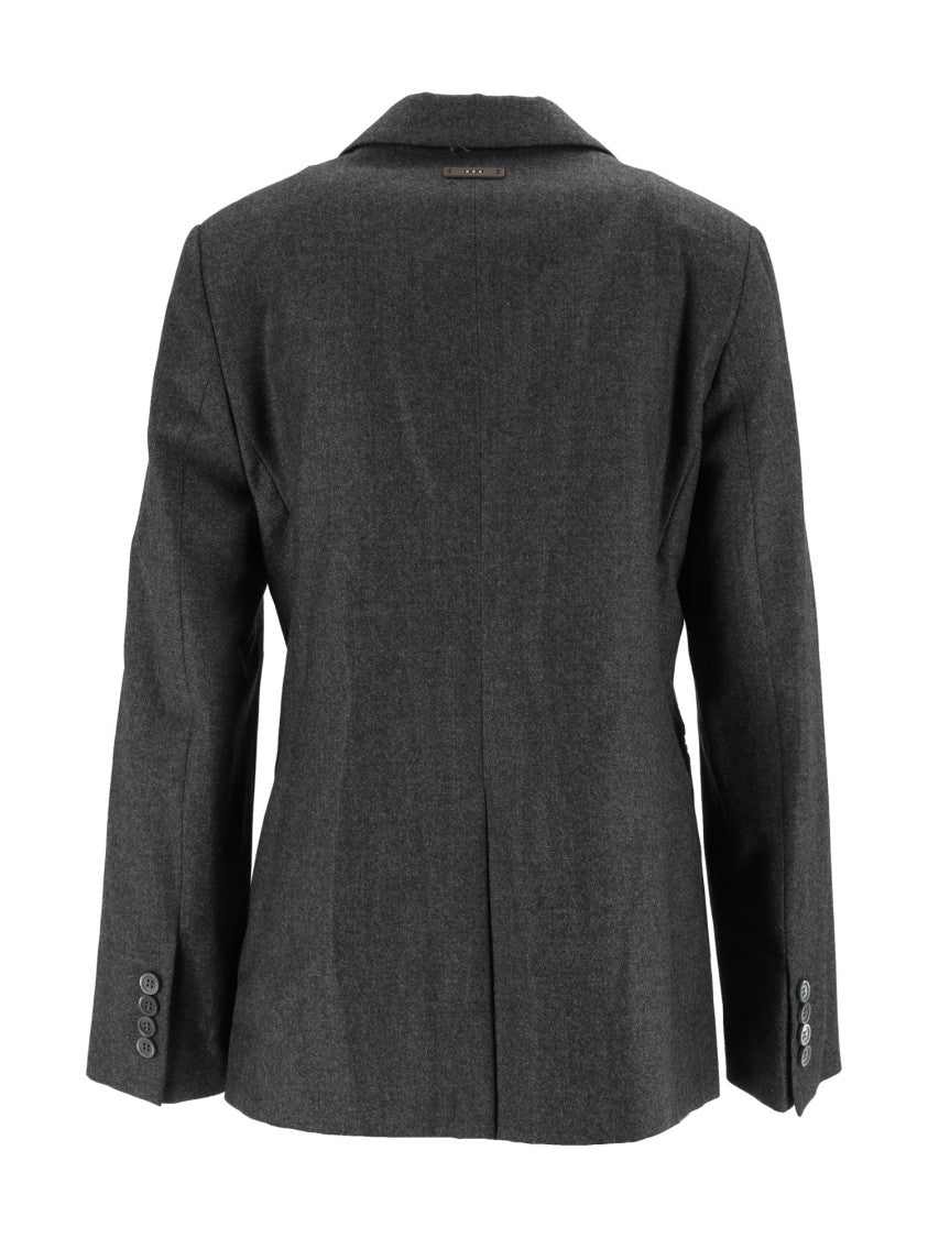 Peserico Tailored Notched Lapel Single-Breasted Blazer