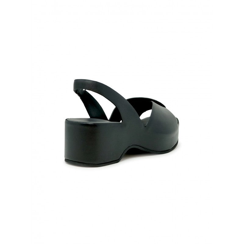 Roberto Del Carlo 11730 Black Leather Sandals
