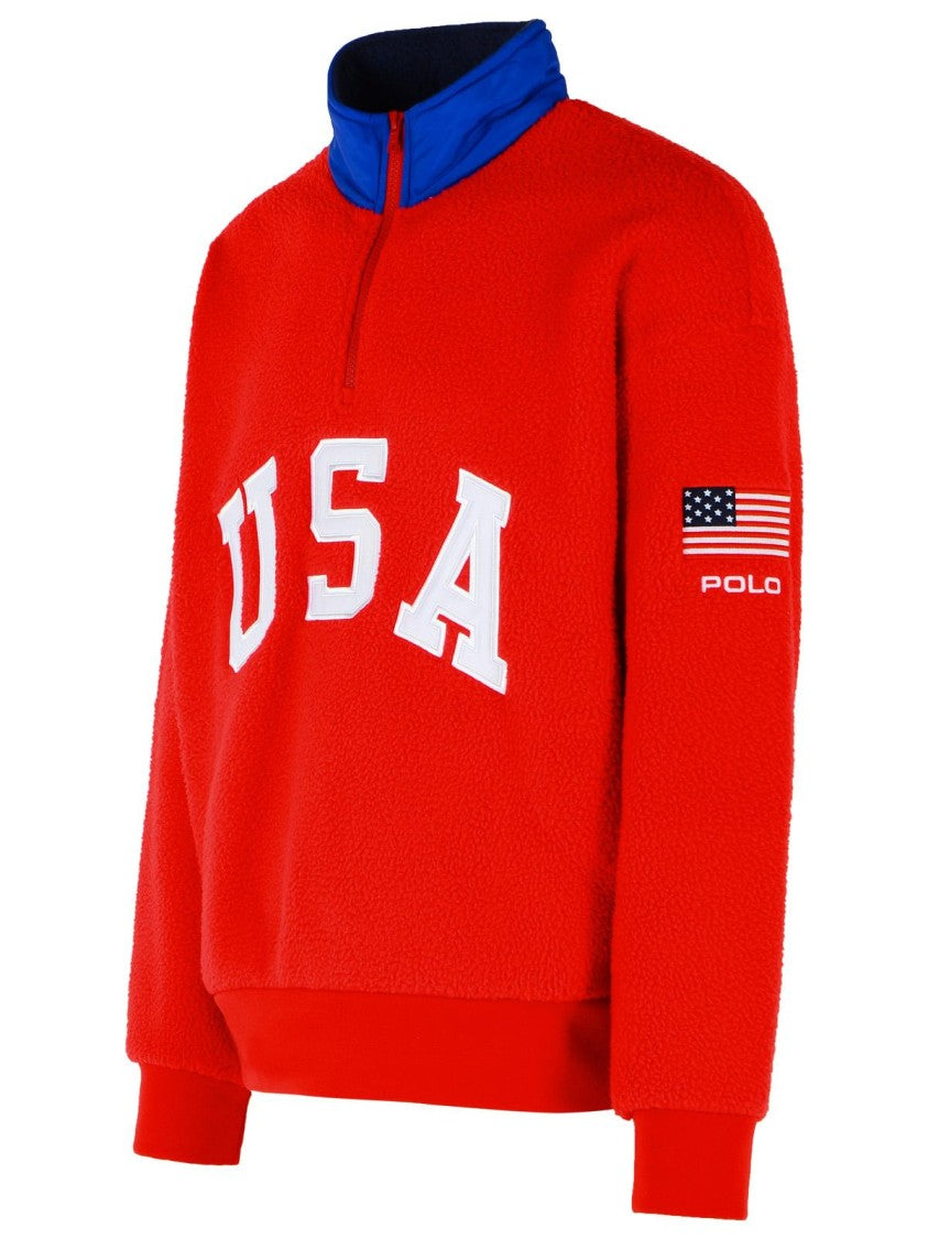 Polo Ralph Lauren Red Polyester Fleece