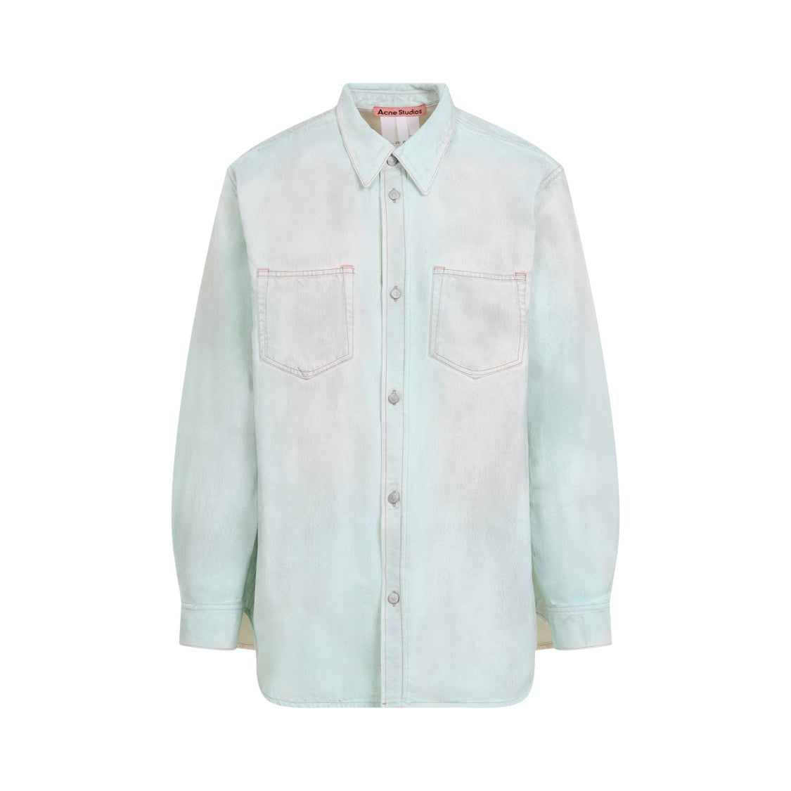 Acne Studios Mint Green Cotton Shirt