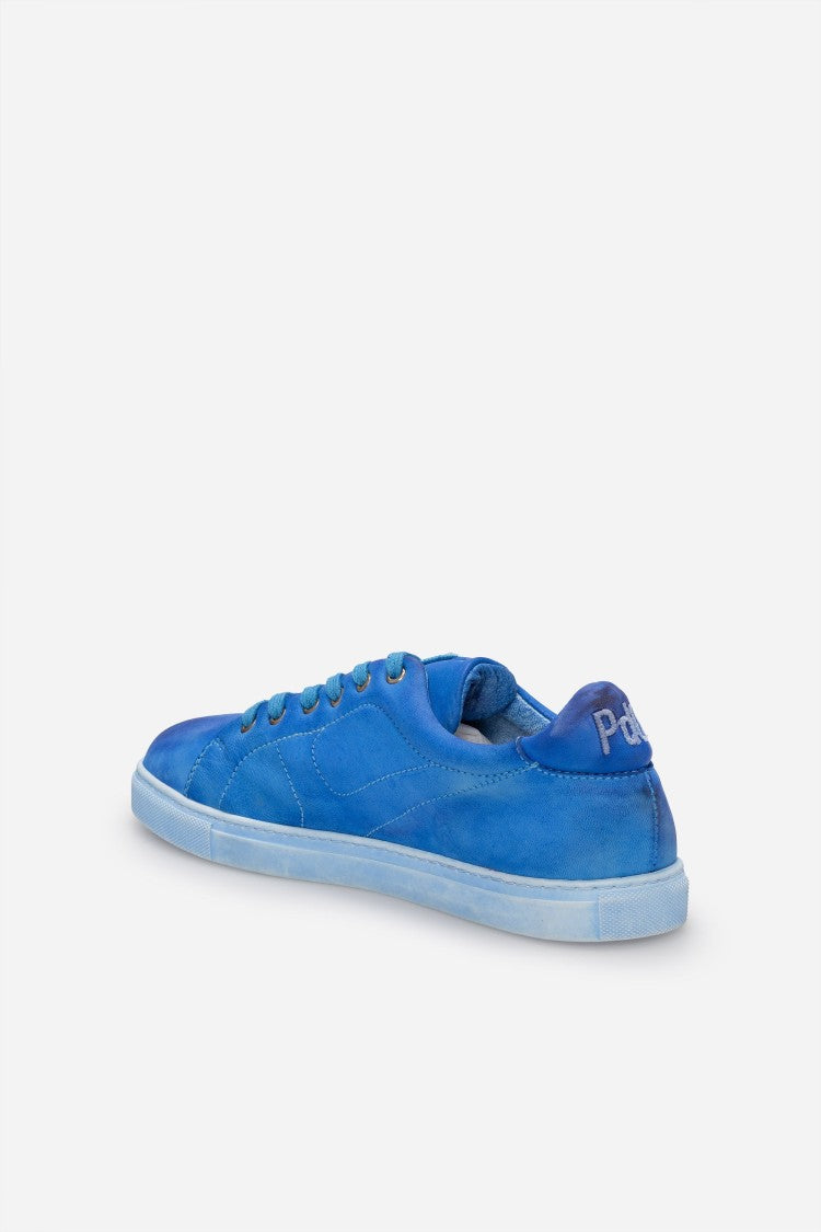 Pantofola D'oro Blue Buffalo Leather Sneakers