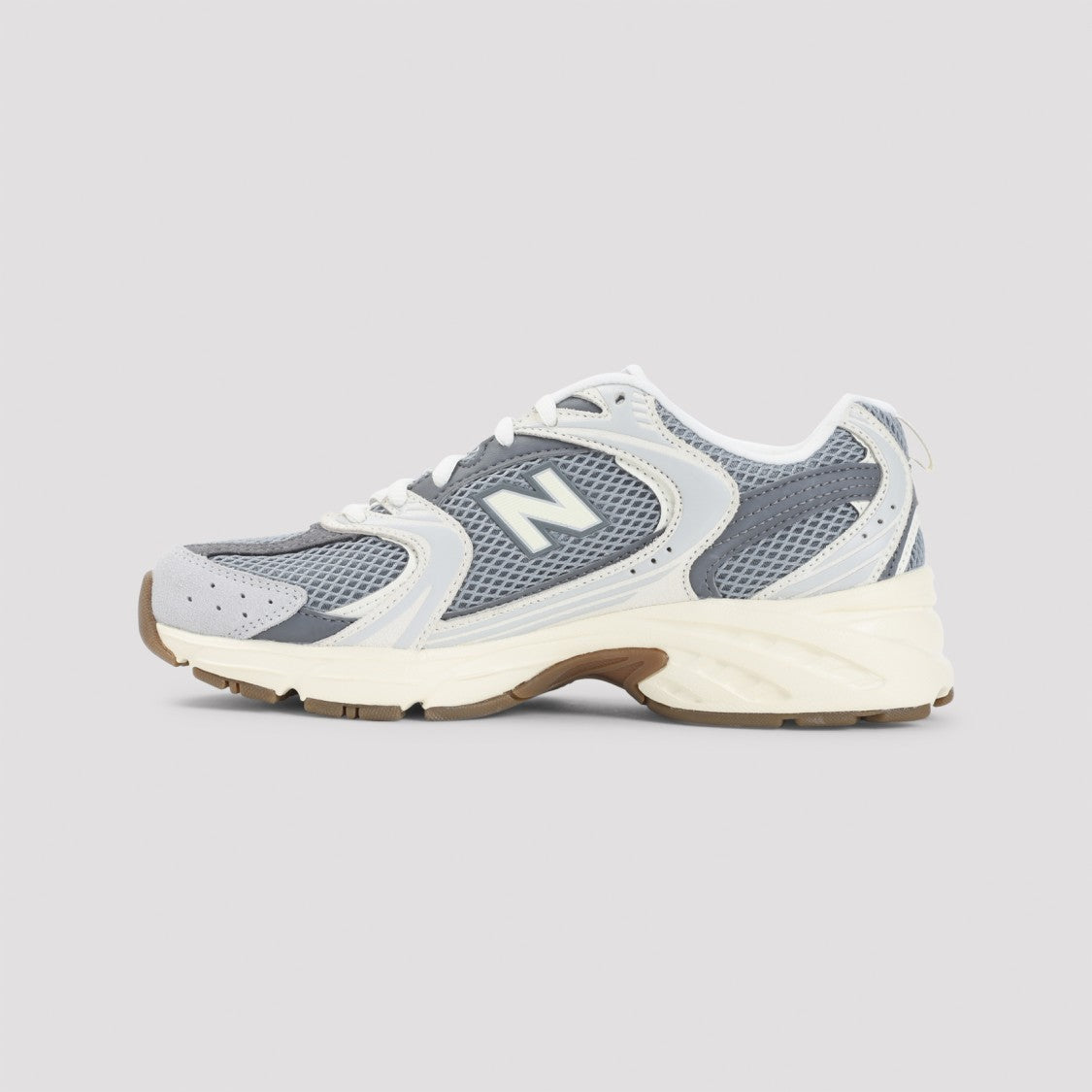 New Balance Leather Sneakers With Layered Design