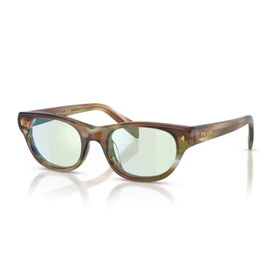 Prada Brown Acetate Cat-Eye Sunglasses