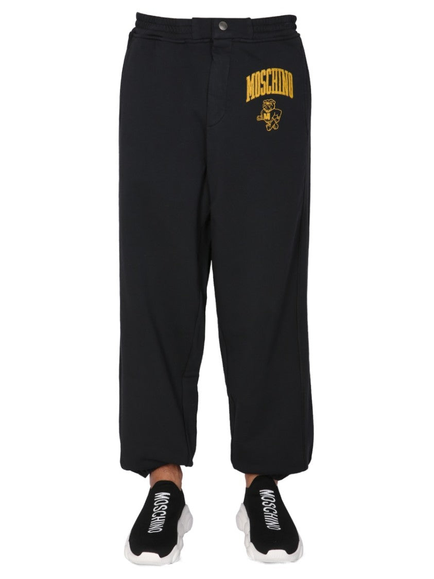 Moschino Relaxed Fit Black Jogging Pants