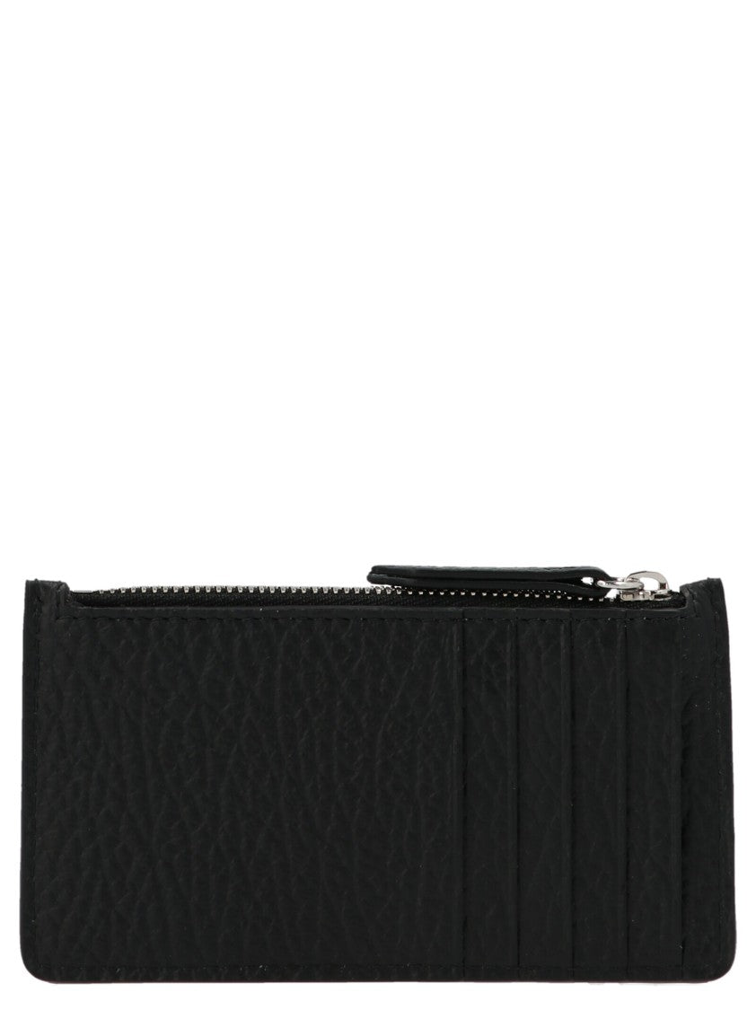 Maison Margiela Tumbled Leather Zipped Cardholder
