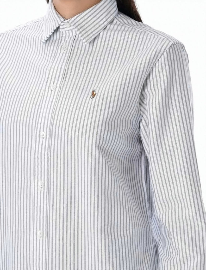 Polo Ralph Lauren Classic Button-Down Shirt With Vertical Stripes
