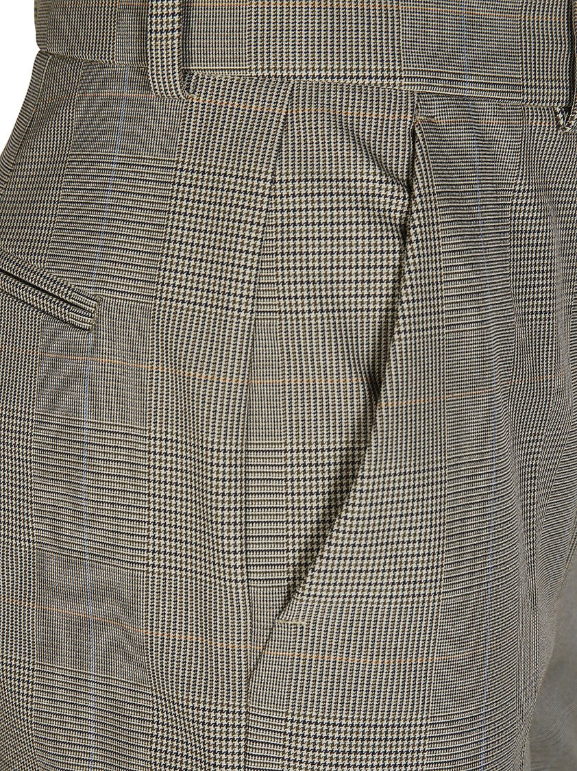 Sportmax Tailored Check Pants With Slim Fit