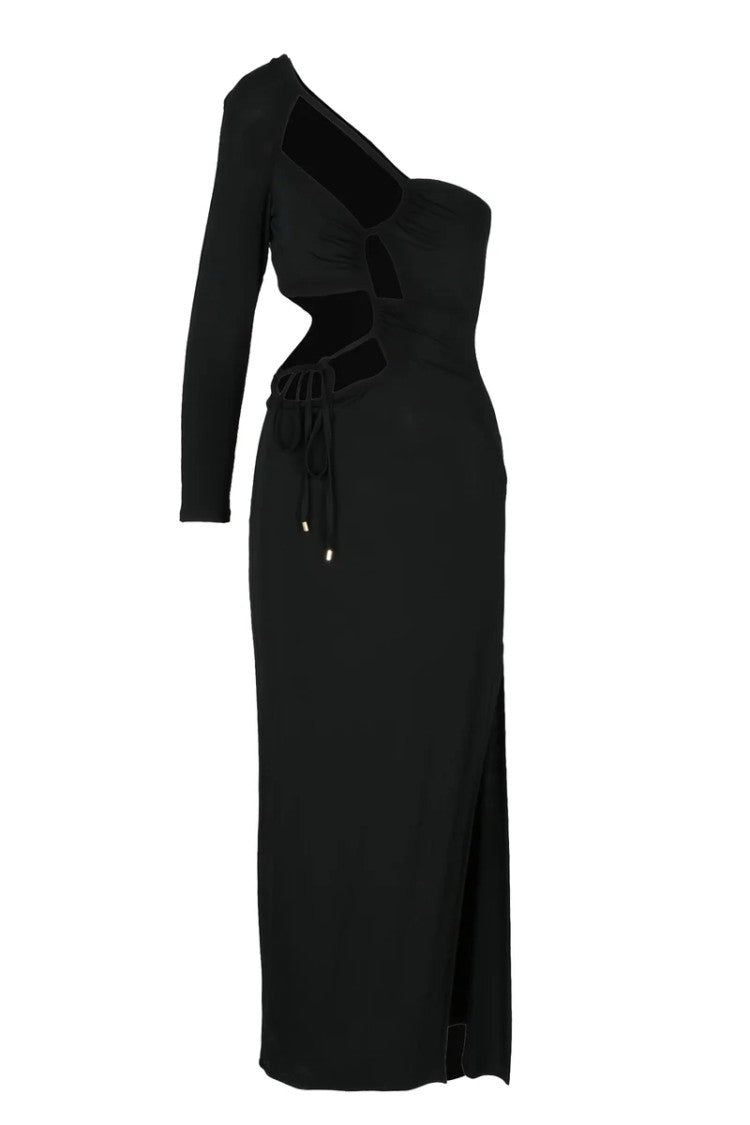 Simona Corsellini One-Shoulder Dress - Black