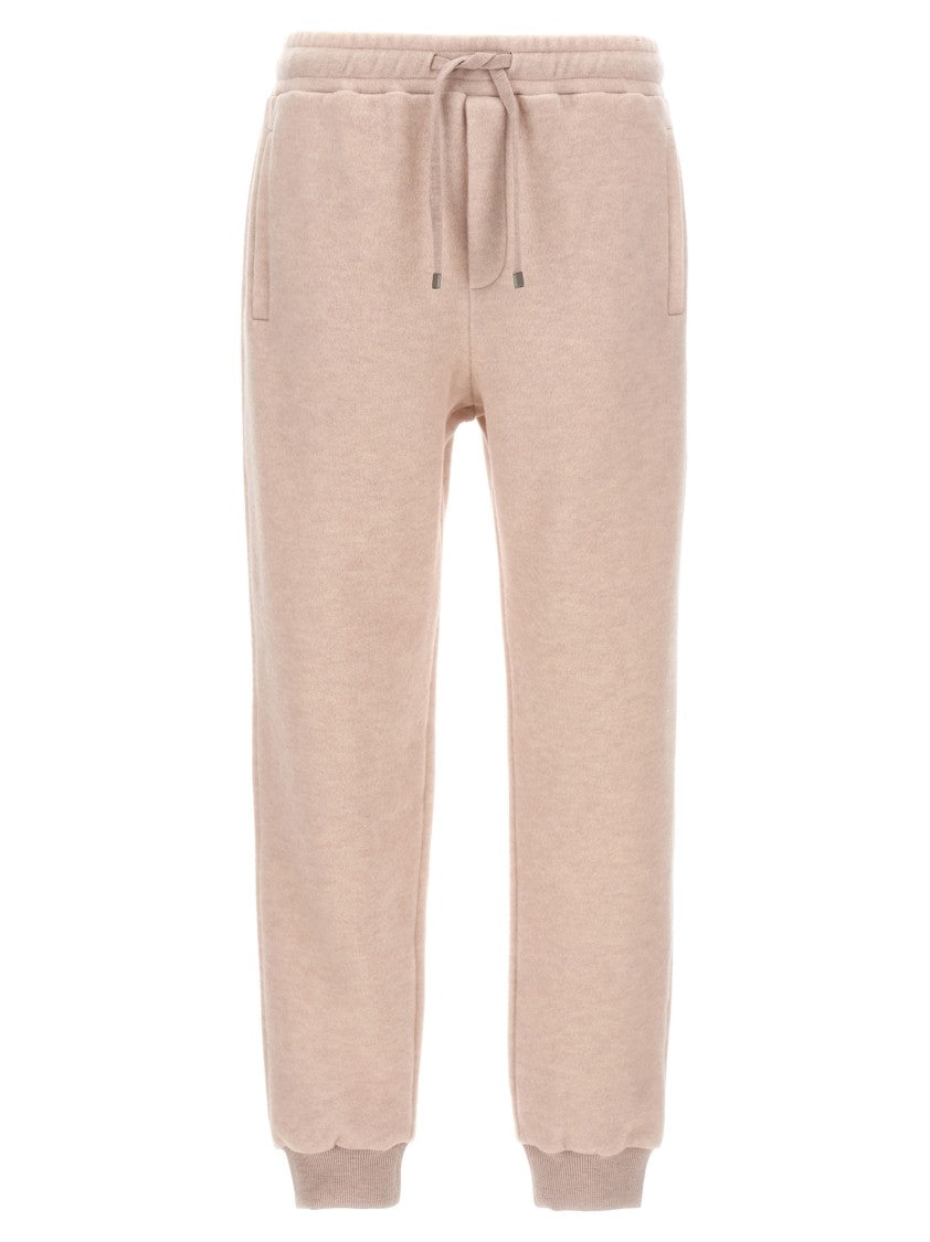 Etro Wool Blend Joggers With Embroidered Logo And Drawstring Waist