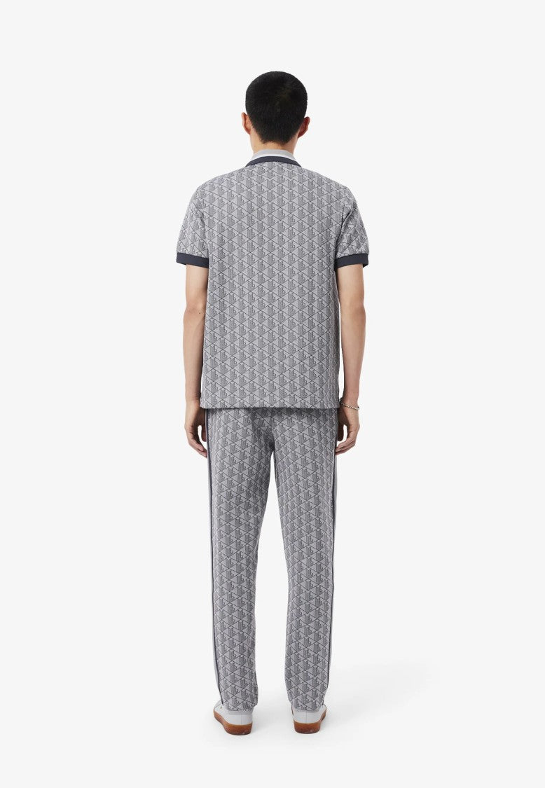 Lacoste Gray Paris Monogram Track Pants
