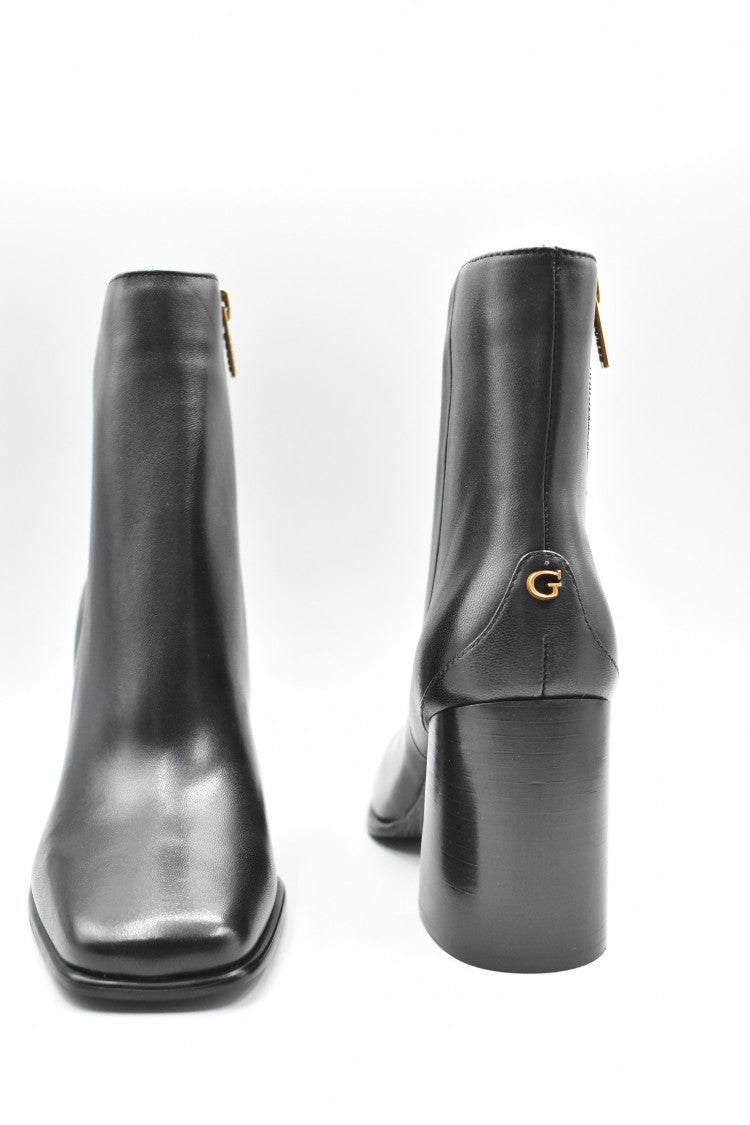 Guess Laced Ankle Boots With Heel And Design