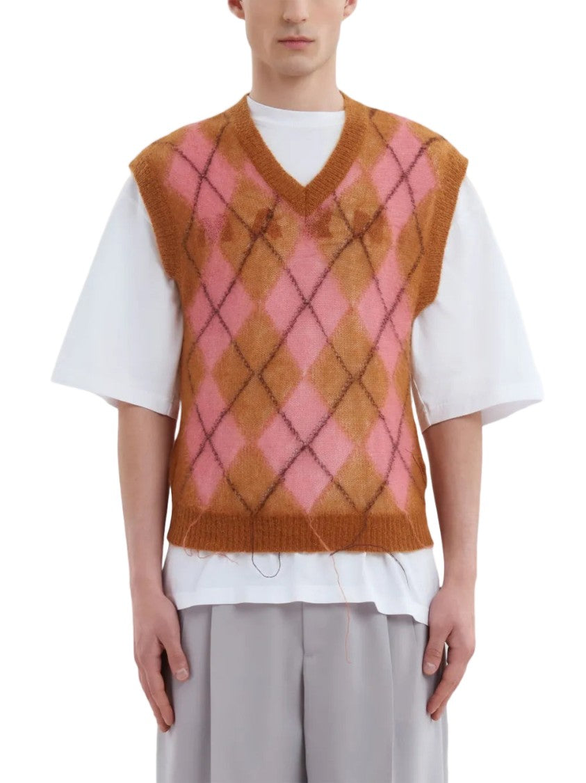 Marni Peony Mohair-Blend Knit Sweater