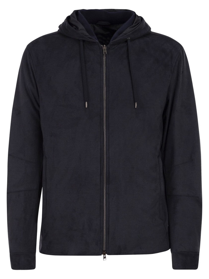 Herno Suede Microfibre Jacket