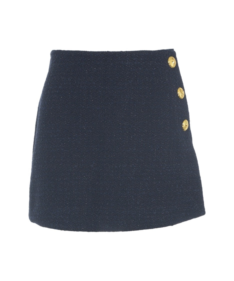 Pinko Bouclé Mini Skirt