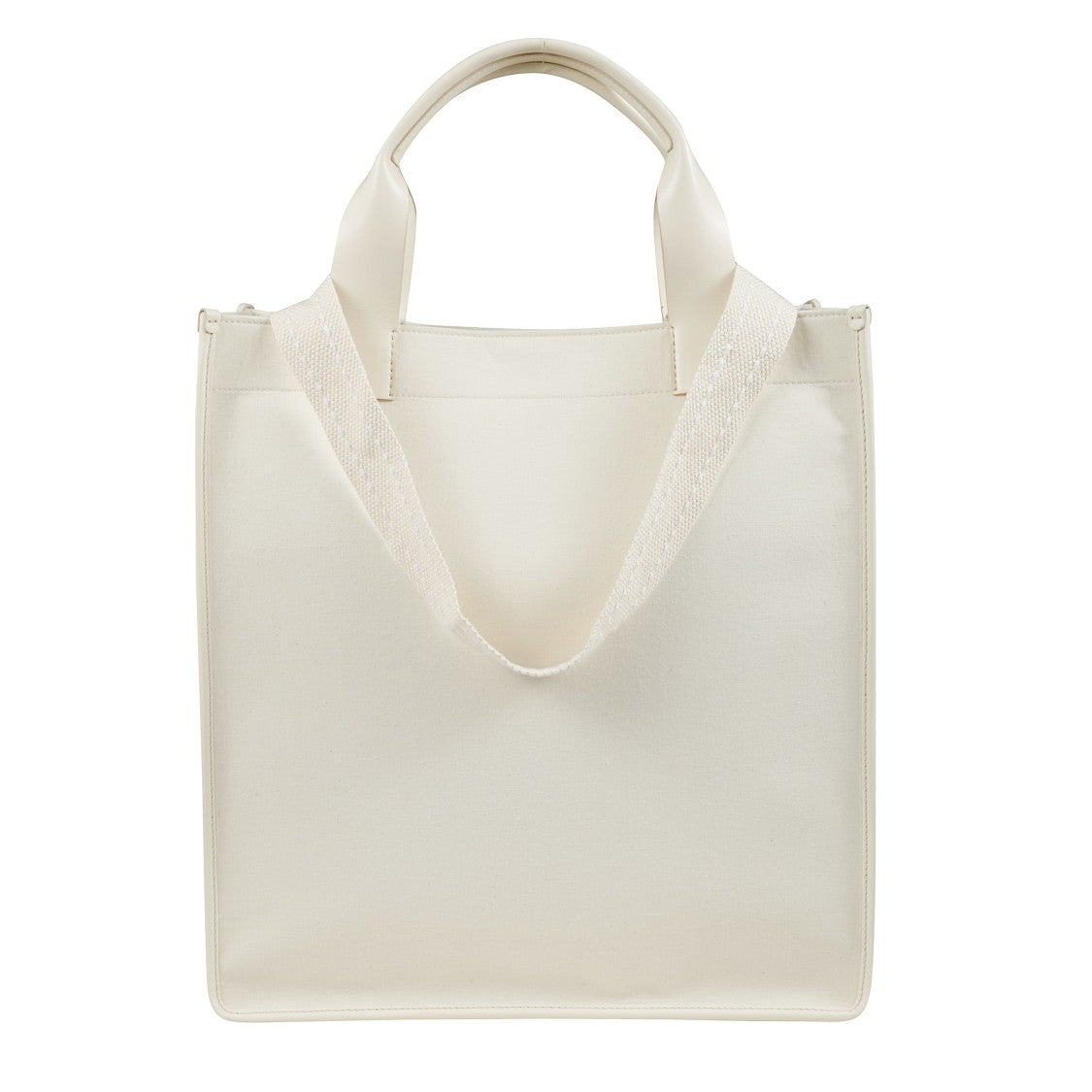 Maison Margiela White Cotton Vertical Tote Bag