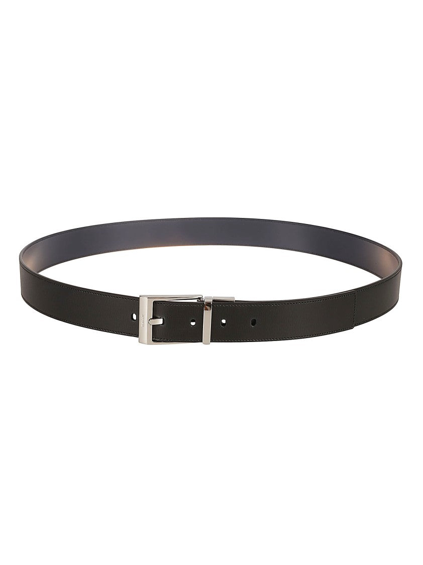 Bally Black Leather Belt