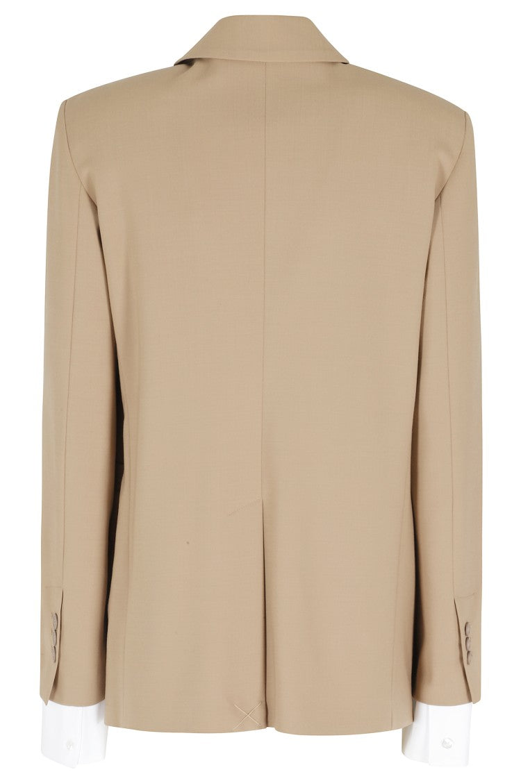 Semi Couture Jute Dulcinea Double-Breasted Wool-Blend Blazer