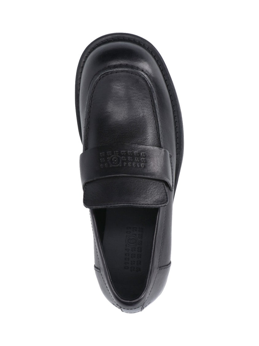 Mm6 By Maison Margiela Slip-On Moccasins – Black