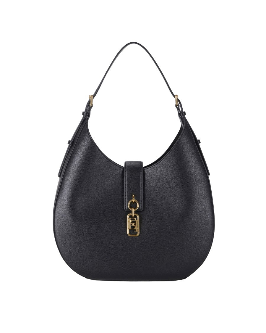 Elisabetta Franchi Black Hobo Bag