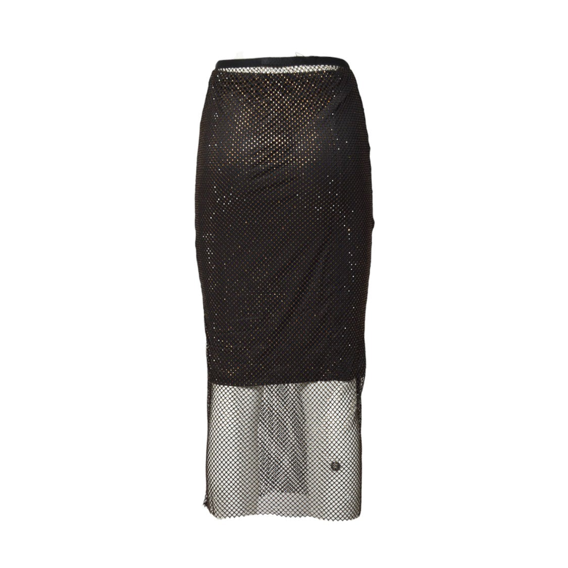Sportmax Mesh Skirt With Layered Underlay And Flattering Silhouette
