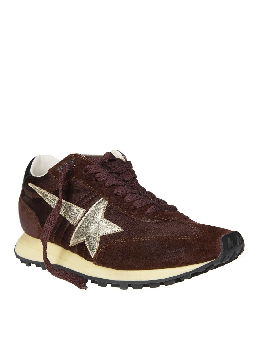 Golden Goose Brown Suede White Star Sneakers