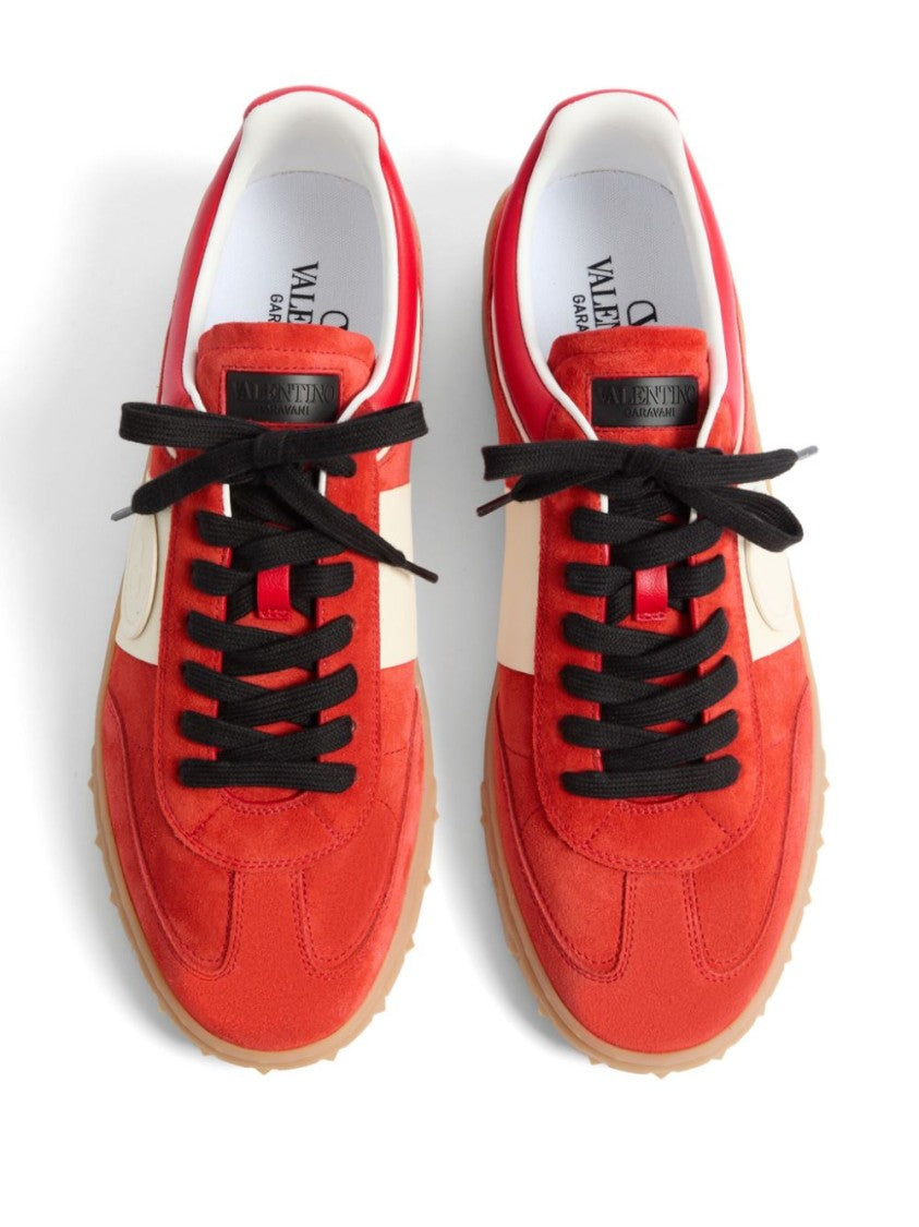 Valentino Red Suede Sneakers