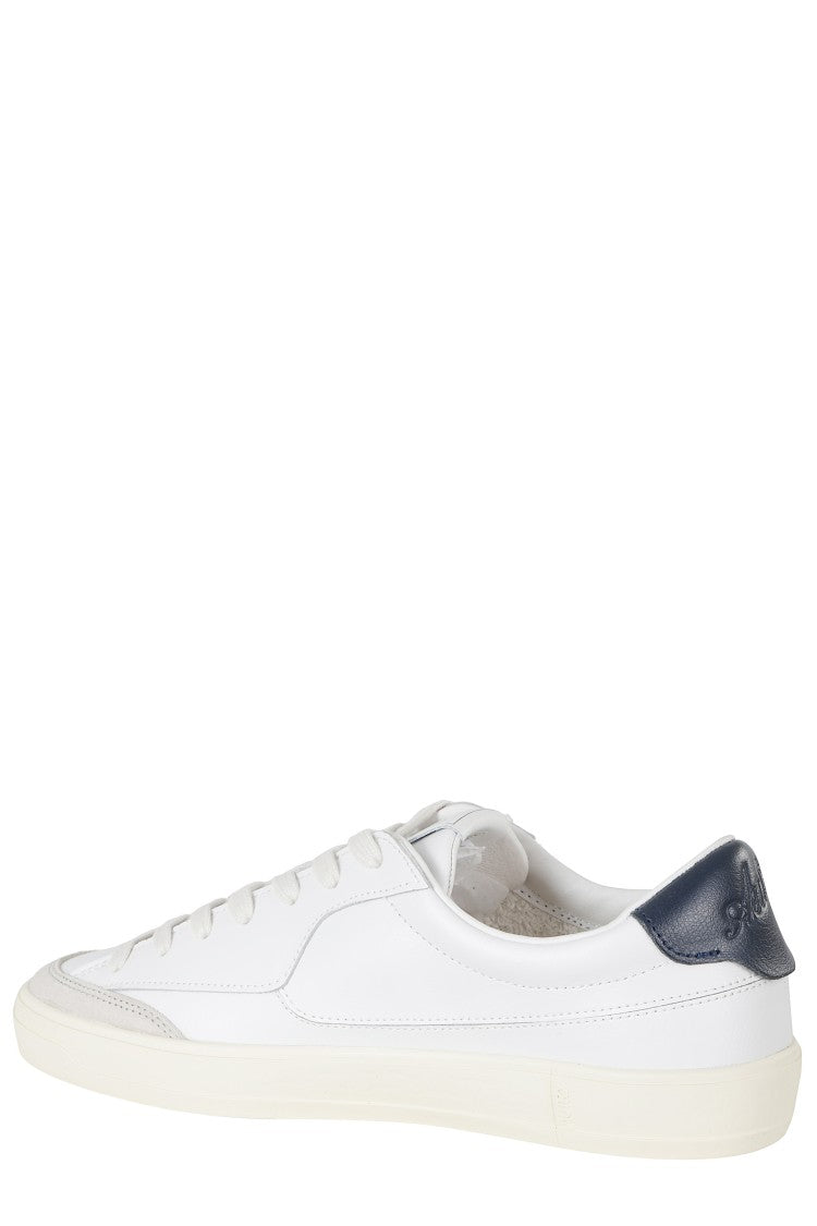 Autry White Windscape Low Canvas Suede Sneakers