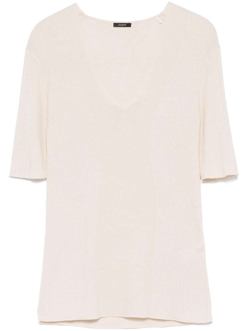 Joseph Merino Ribbed T-Shirt