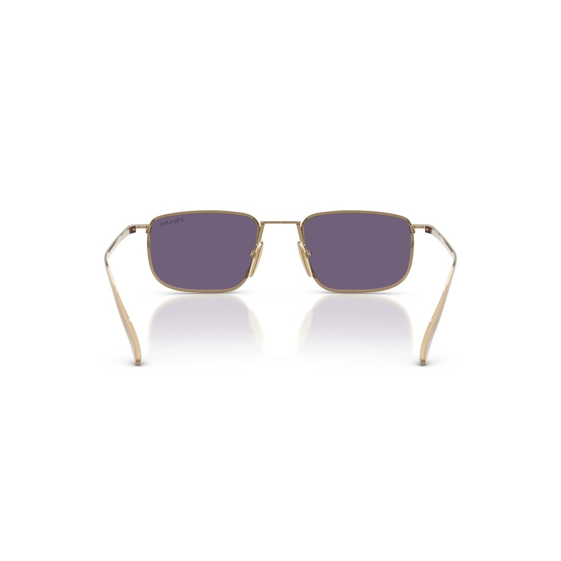 Prada 0Pr D52s Rectangular Metal Sunglasses
