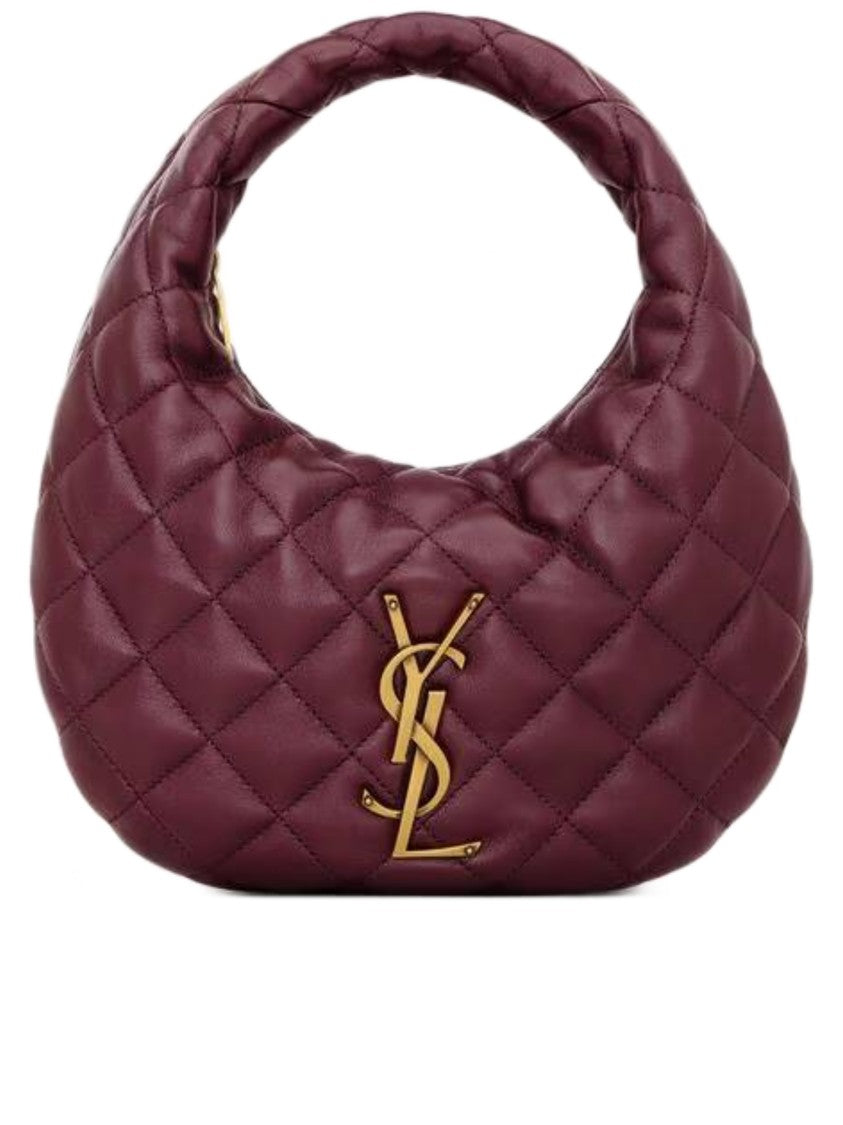 Saint Laurent Icare Xl Crescent Quilted Shoulder Bag