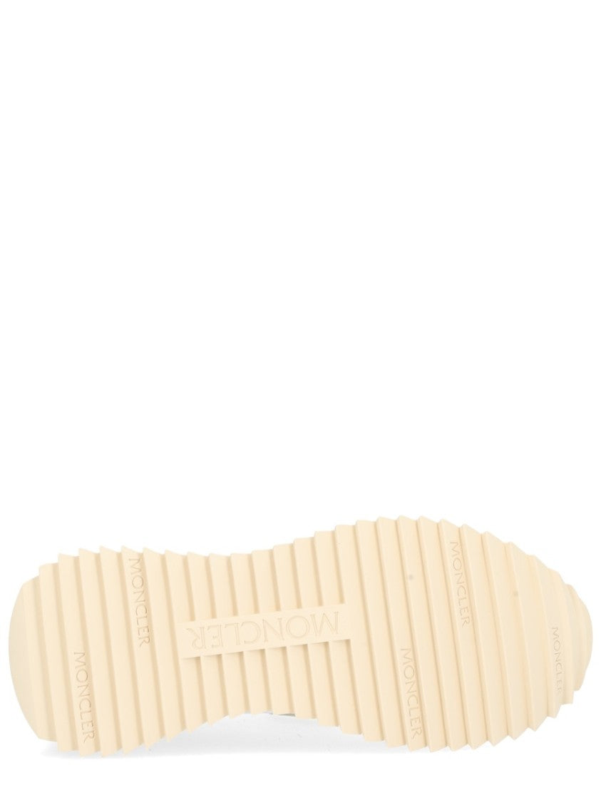 Moncler Pacy2 White Leather Zigzag Sole Sneakers