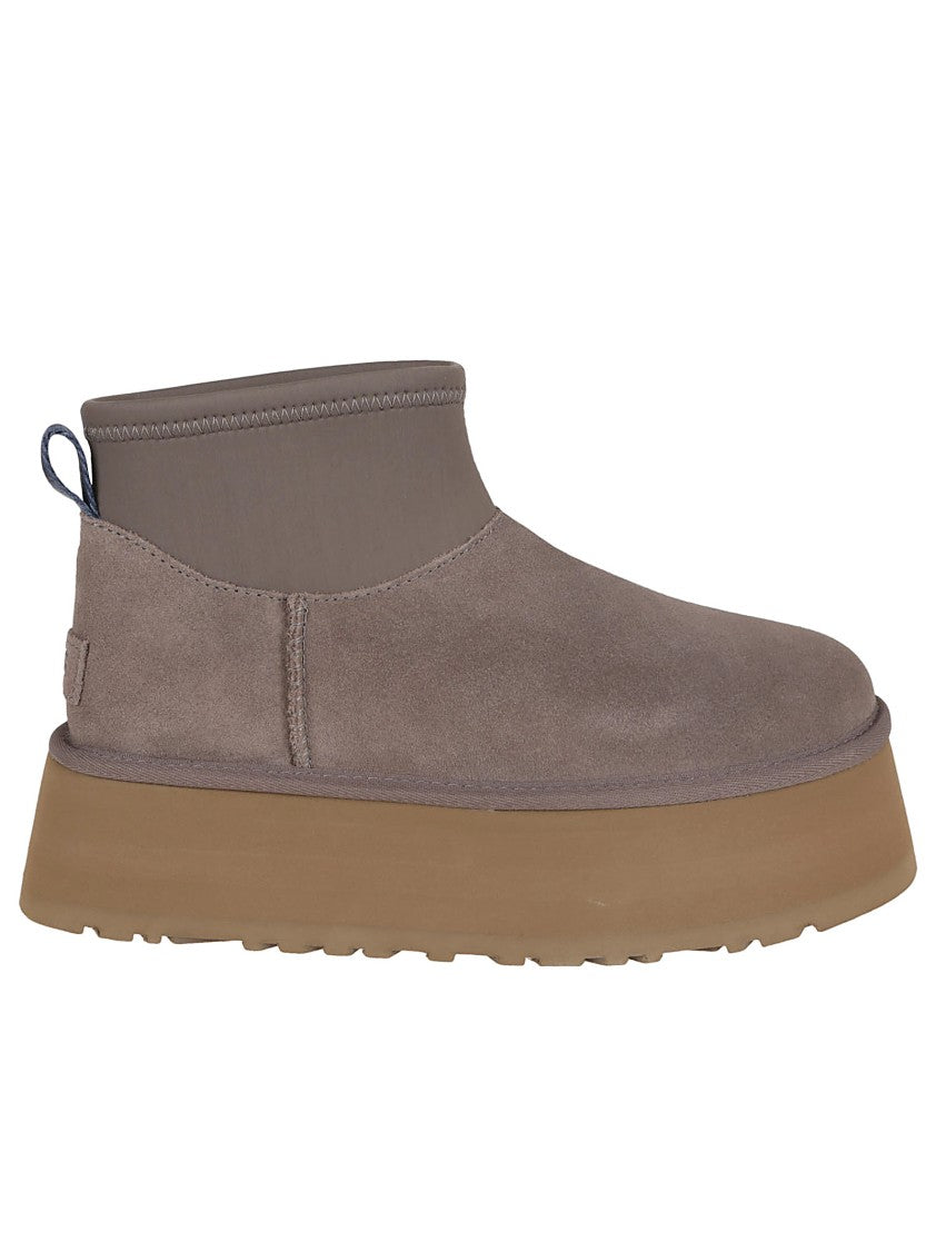 Ugg Mini Dipper Ankle Boots With Platform Sole