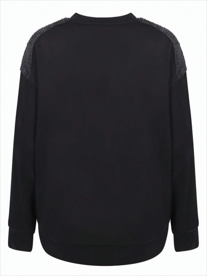 Moncler Ribbed Detail Long-Sleeve Sweatshirt
