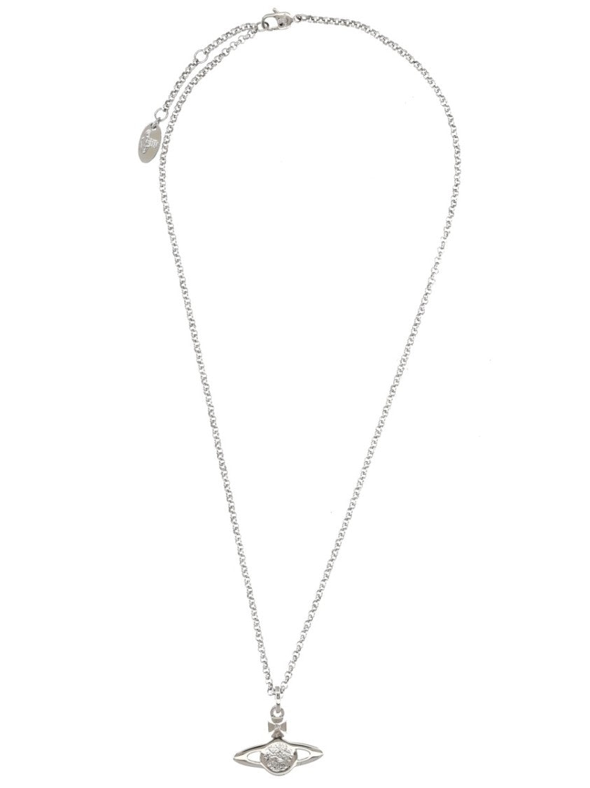 Vivienne Westwood Mini Bas Relief Brass Pendant Necklace