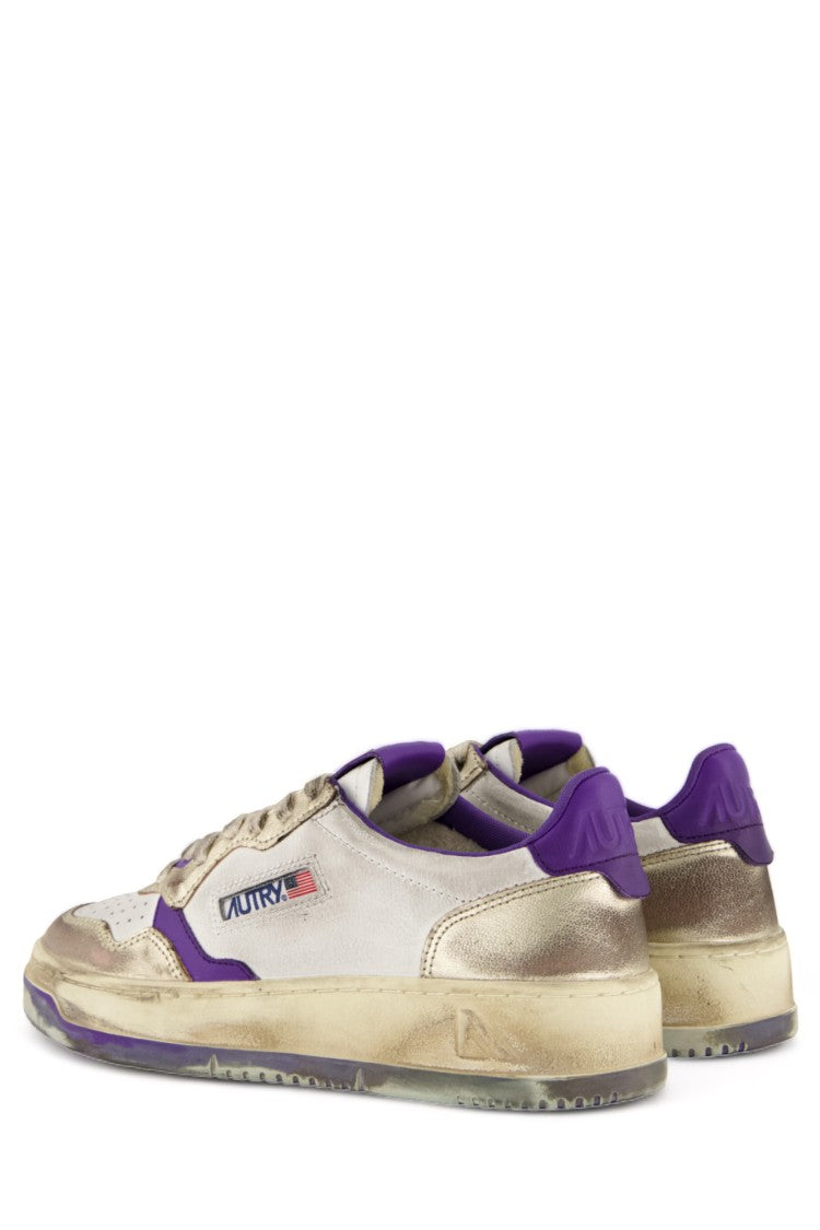 Autry Women’S Super Vintage Leather Sneakers
