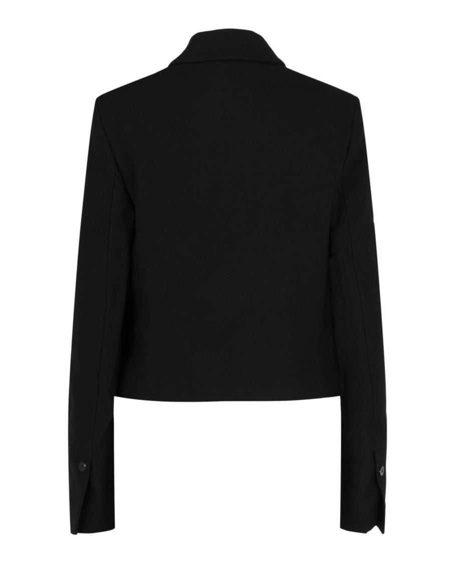 Ferragamo Single-Breast Cropped Blazer