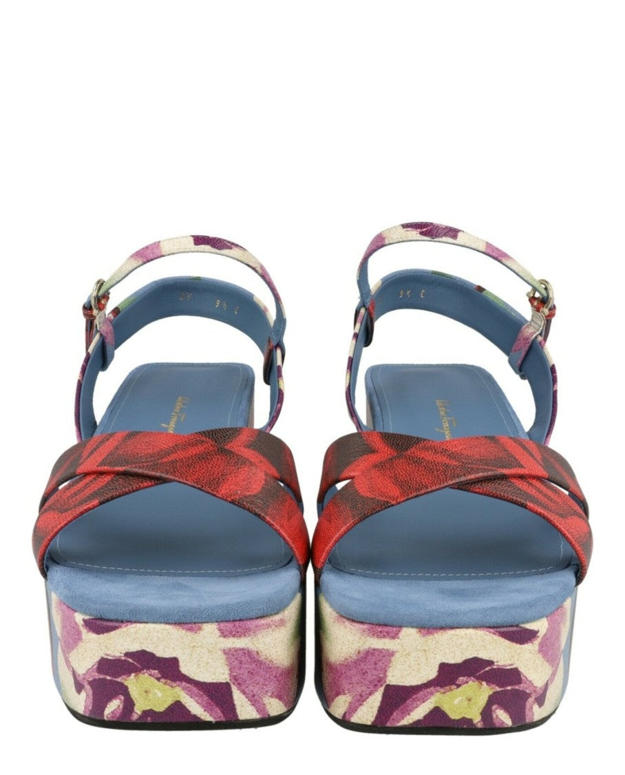 Ferragamo Eleny Strappy Platform Sandals