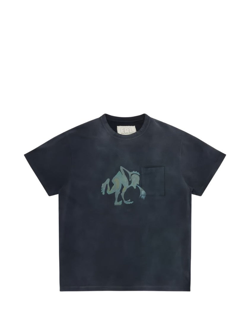 Erl Polo Script Graphic Printed T-Shirt