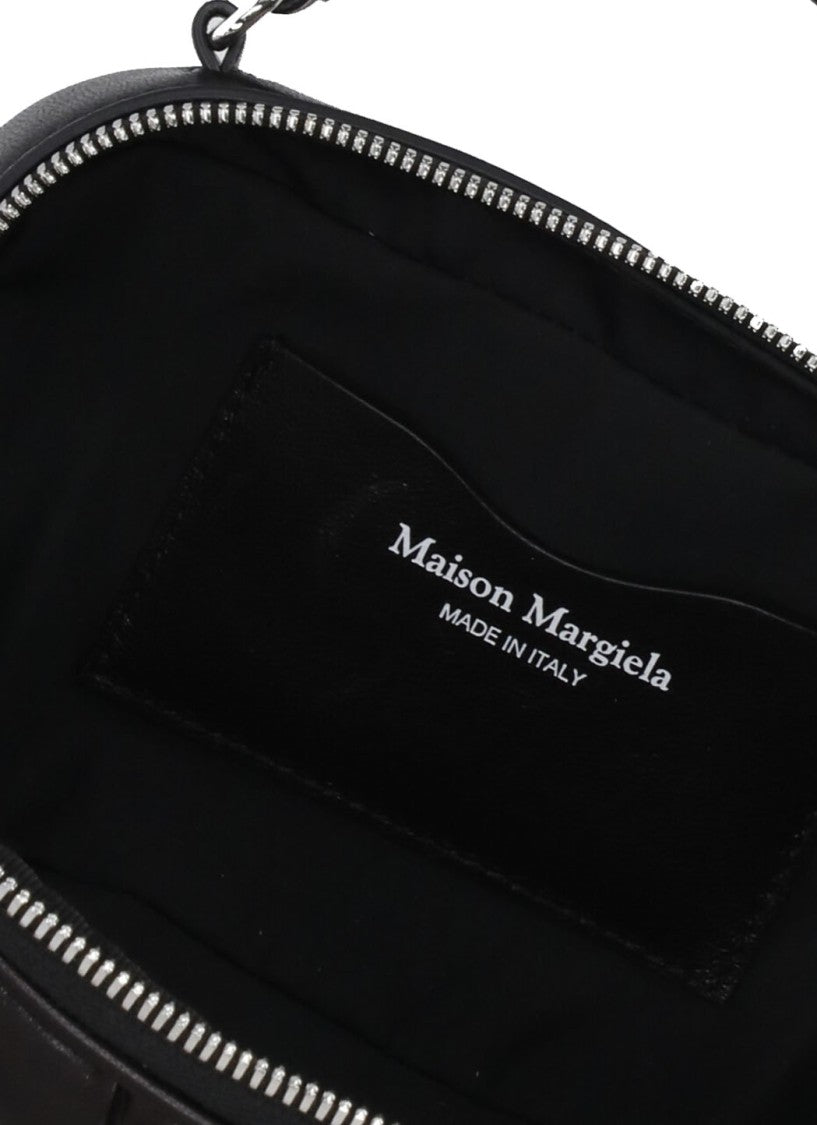 Maison Margiela Quilted Black Leather Shoulder Bag