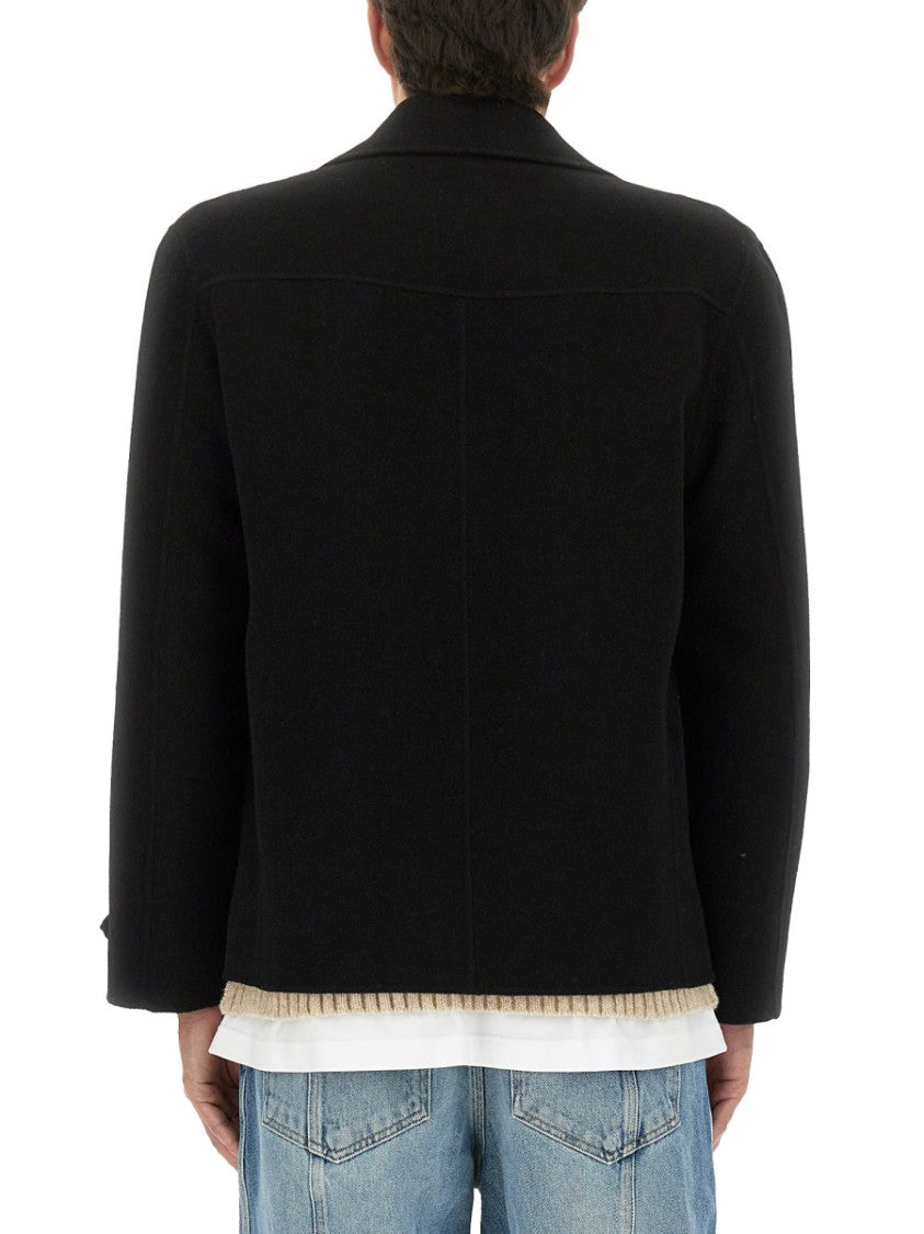 Moschino Double-Breasted Wool Jacket