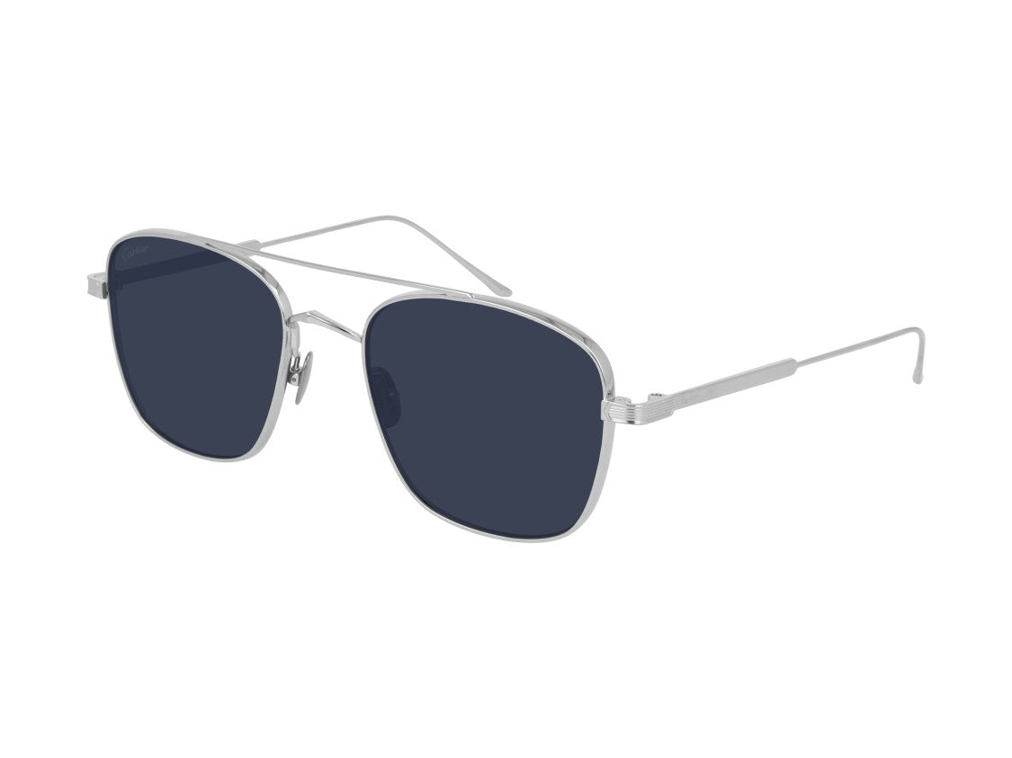 Cartier Ct0163s Titanium Square Sunglasses